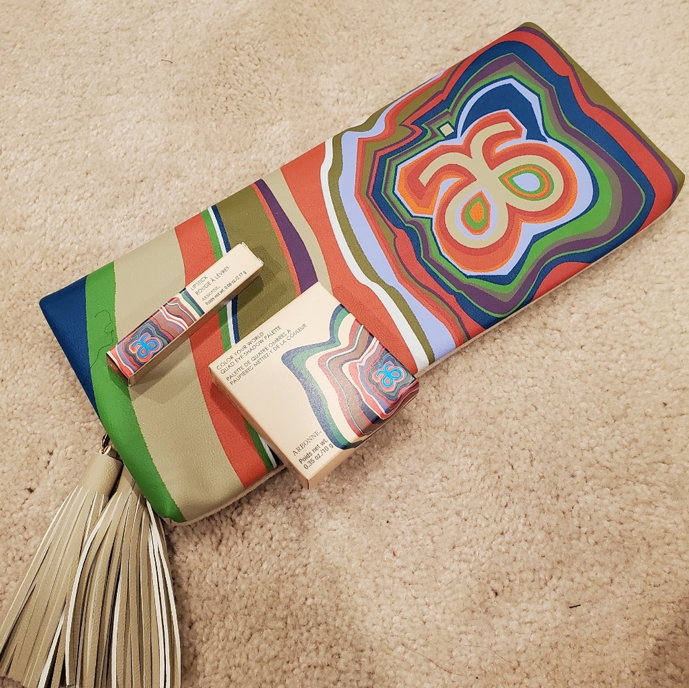 Arbonne Treasure of the Rainforest Clutch &Make Up